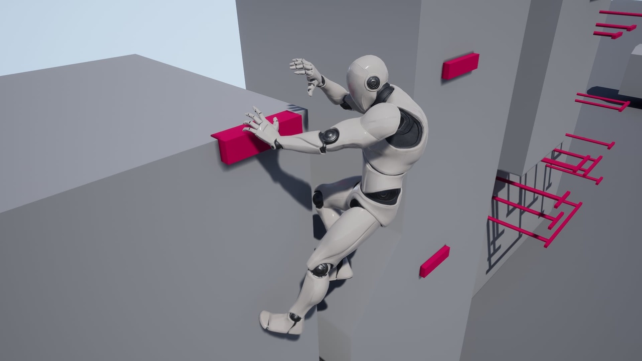 Ledge Climbing — 3 Stances traversal animation in Unreal Engine